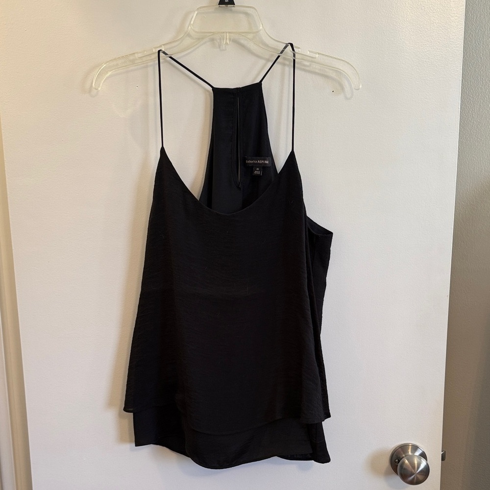 Banana Republic Black Date Top